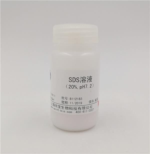 SDS溶液（20%，pH=7.2）